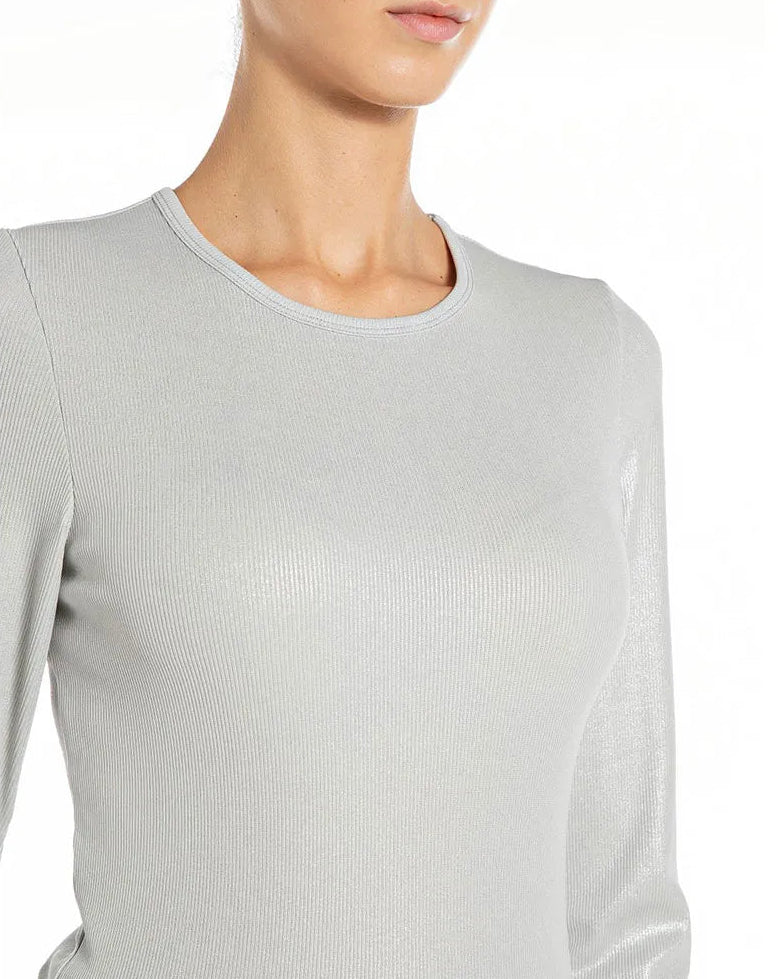 DÁMSKÉ TRIČKO REPLAY S DLOUHÝM RUKÁVEM A LESKLÝM EFEKTEM - W3449 .000.23952