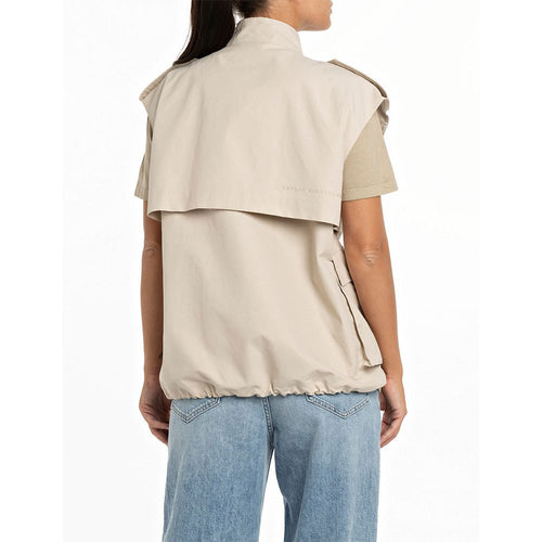 WOMEN'S REPLAY VEST WITH POCKETS
