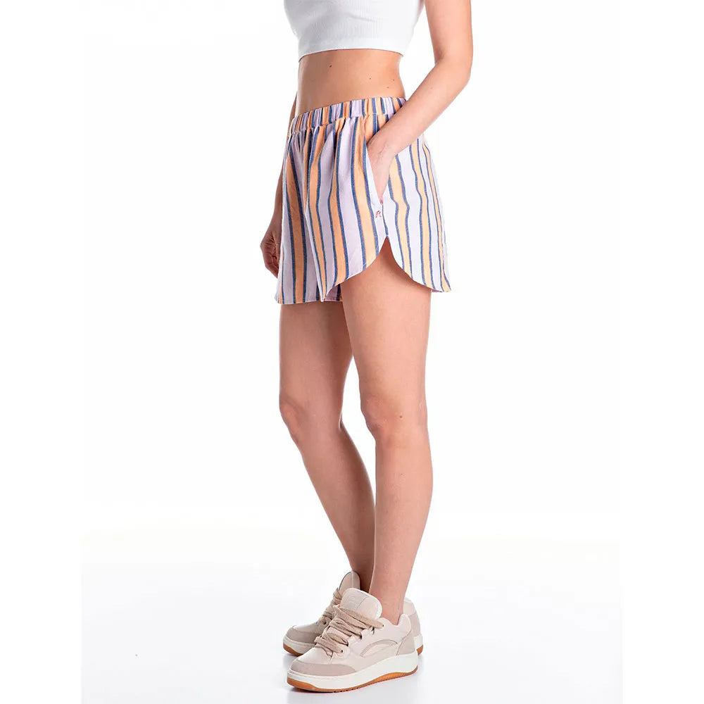 REPLAY NŐI SZÍNES CSÍKOS RÖVIDNADRÁG KÉNYELMES FAZONNAL 