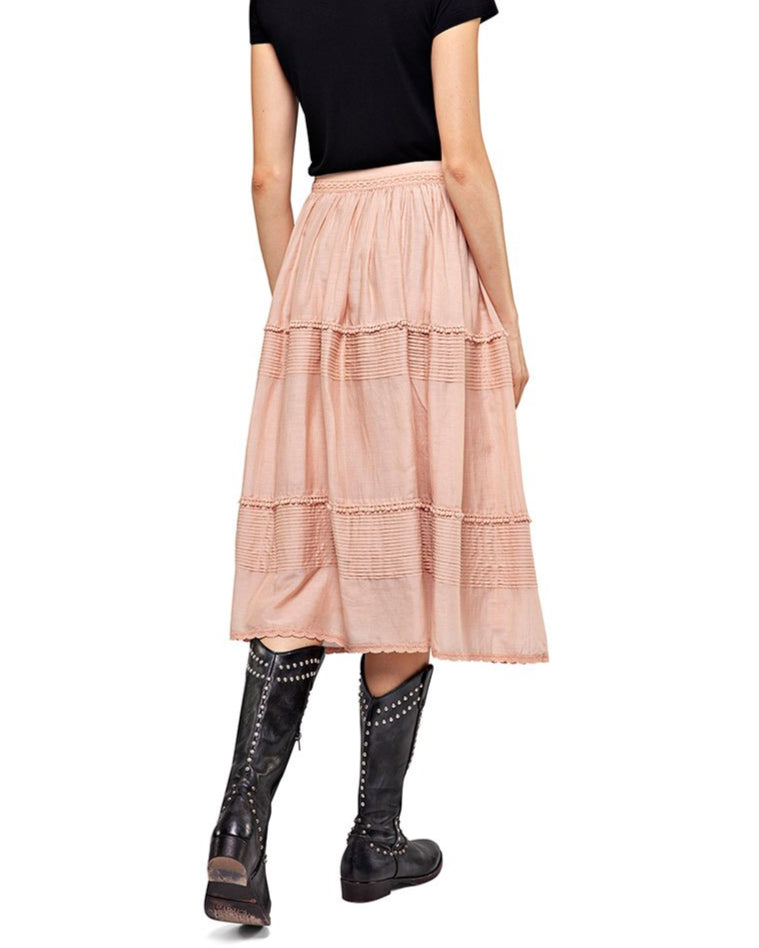 DÁMSKÁ REPLAY MIDI SUKNĚ S JEMNÝMI DETAILY