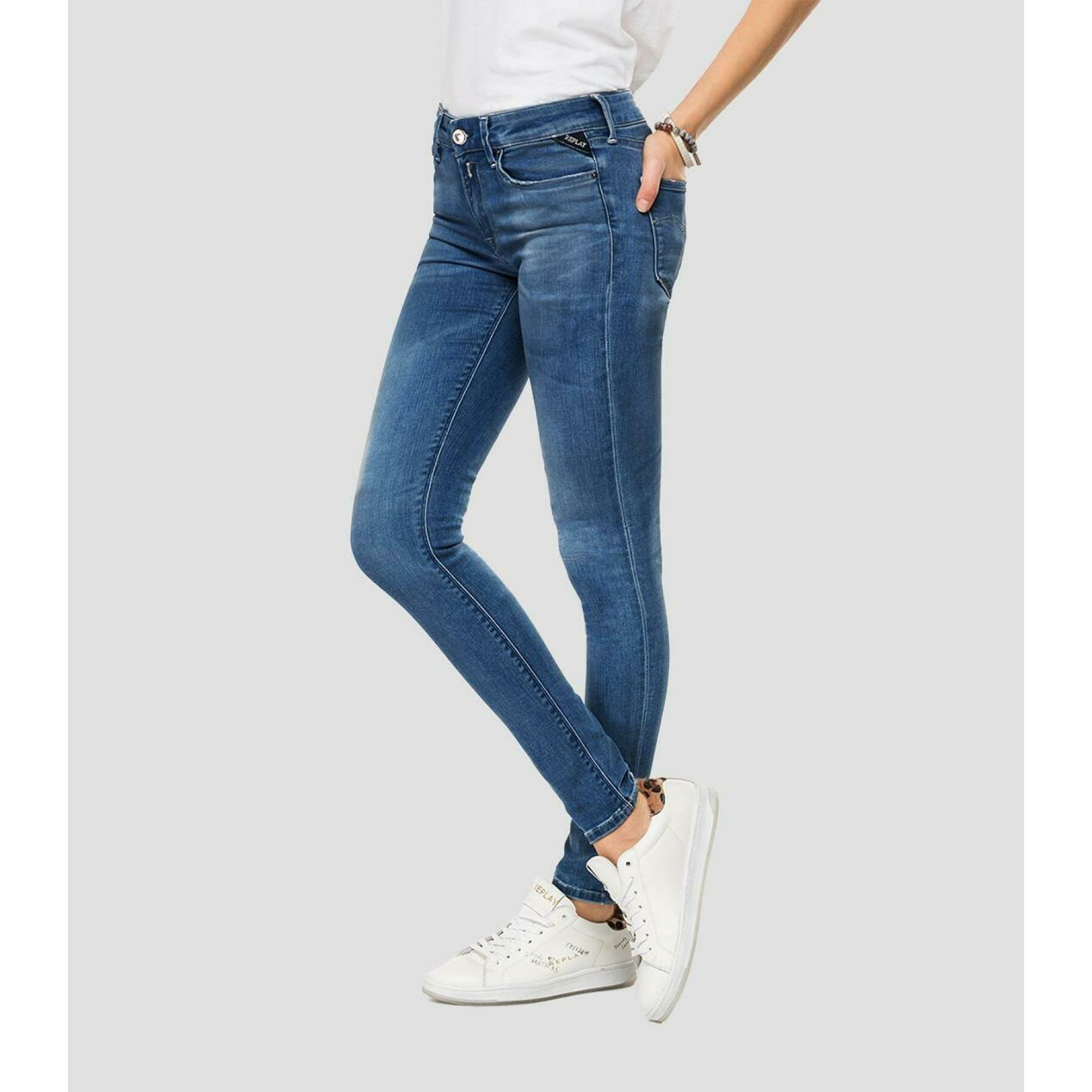 REPLAY DÁMSKÉ DŽÍNY STŘIHU NEW LUZ