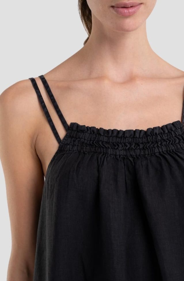 REPLAY LETNÍ MAXI ŠATY NA RAMÍNKA 