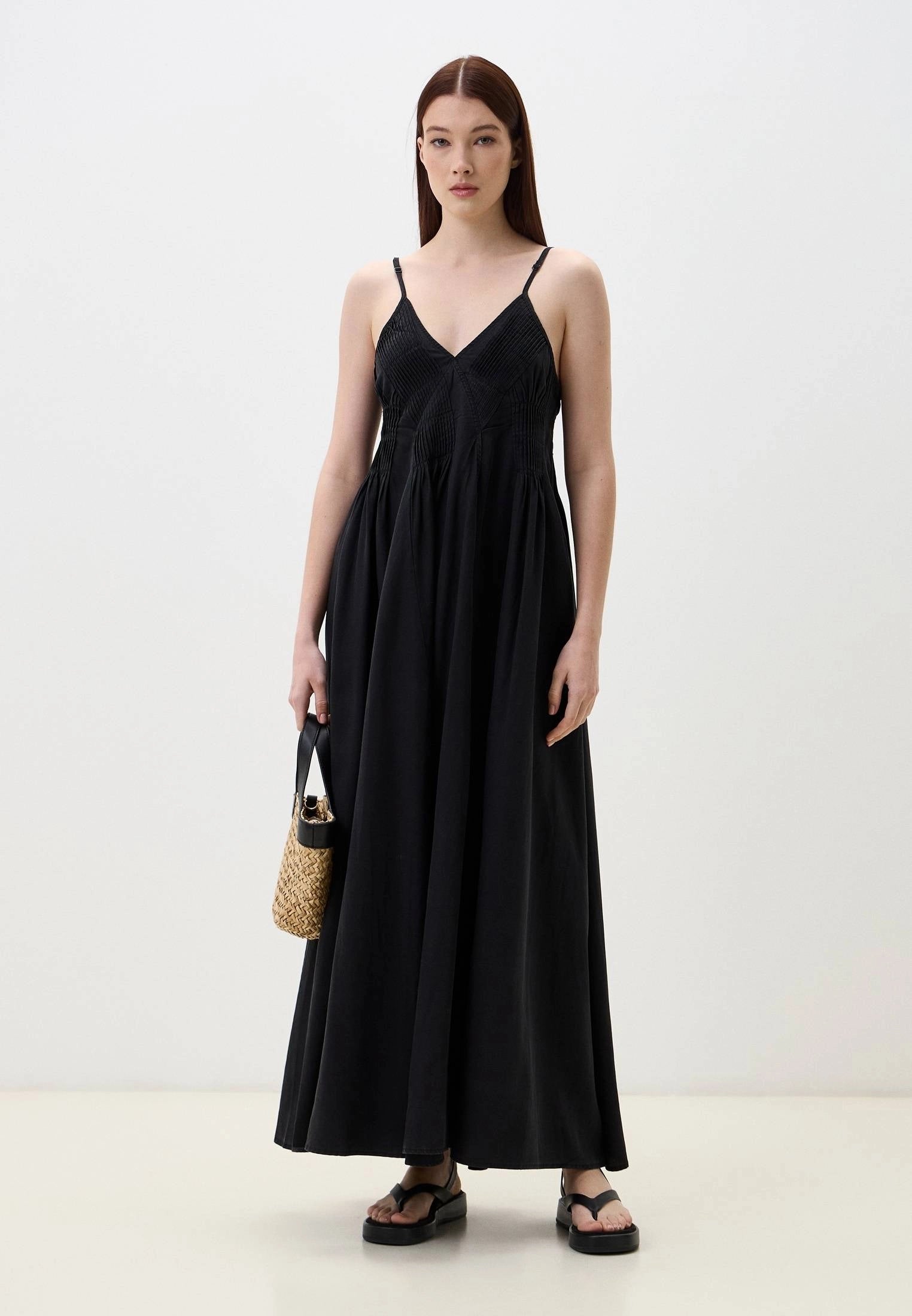 REPLAY DLHÉ ŠATY S MAXI ROZPARKOM 