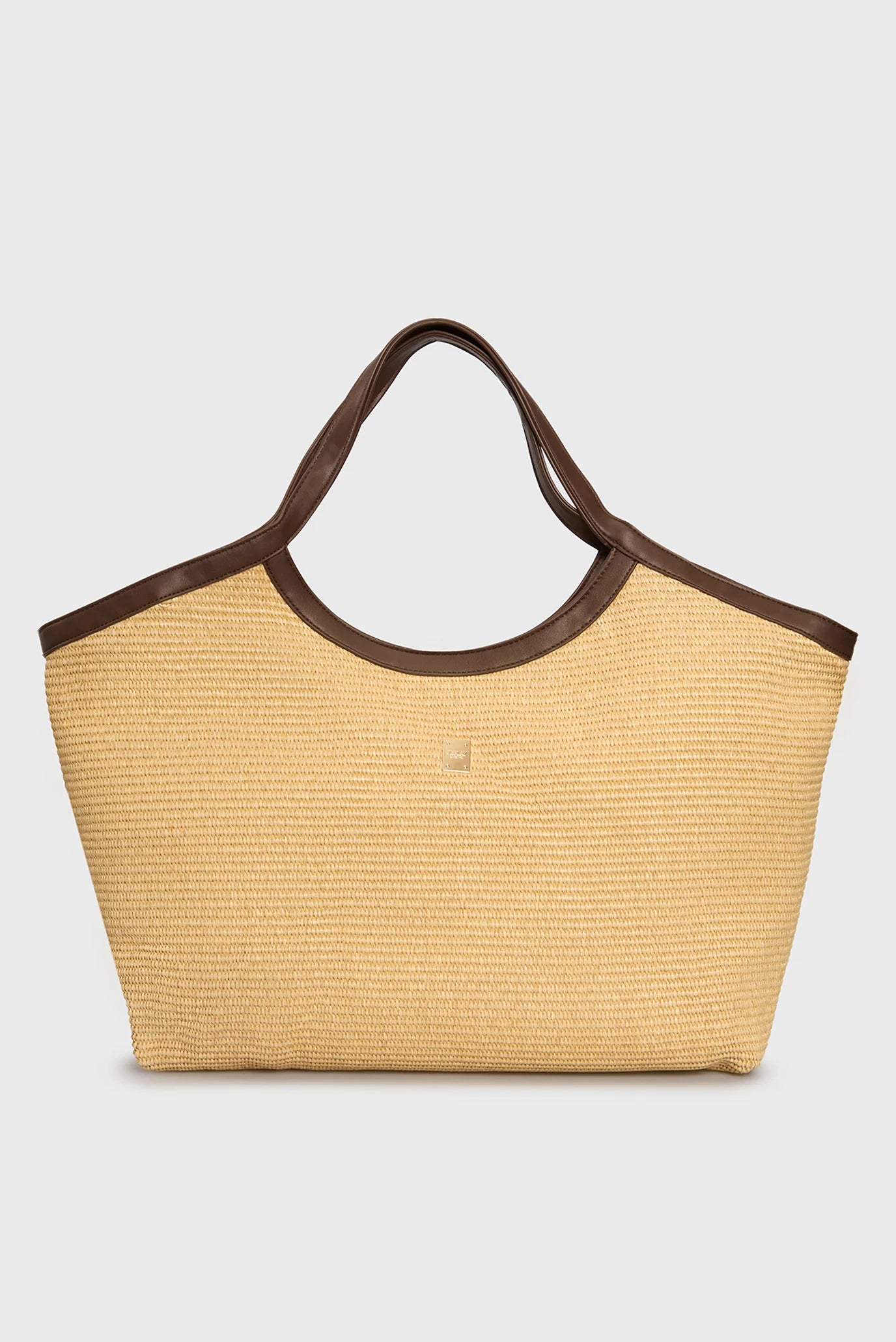 REPLAY DÁMSKA KABELKA Z RAFIE TYPU SHOPPER BAG