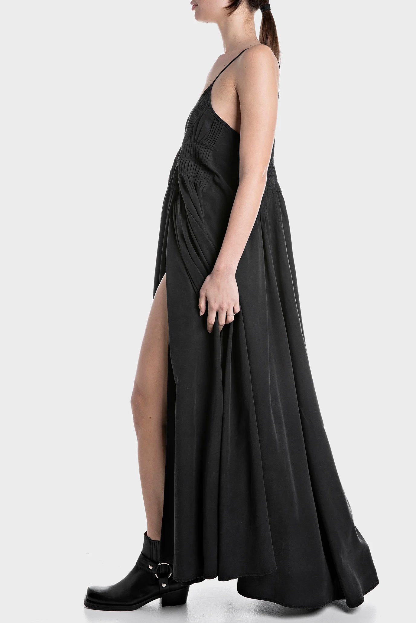 REPLAY DLOUHÉ ŠATY S MAXI ROZPARKEM